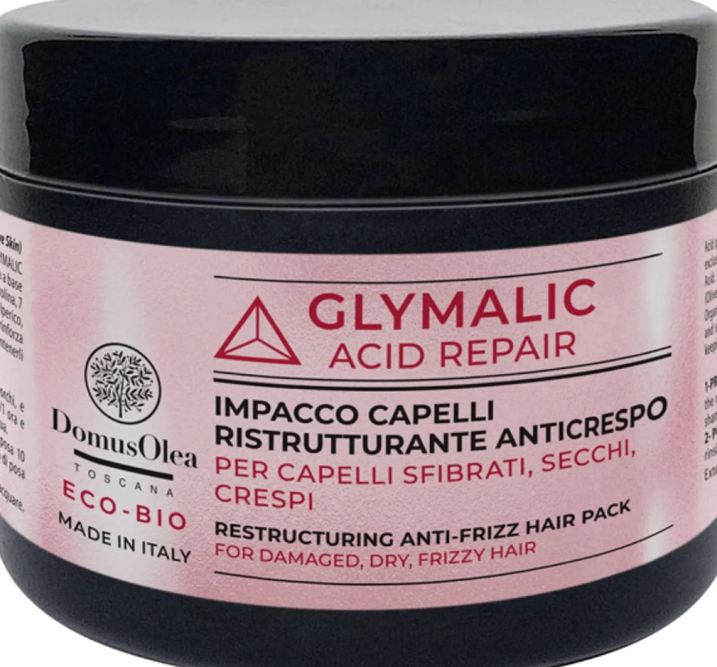 GLYMALIC Acid Repair Impacco Capelli Ristrutturante Anticrespo, 250 ml