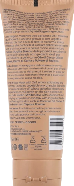 Gommage Delicato Olio di Cocco e Caolino, 75 ml