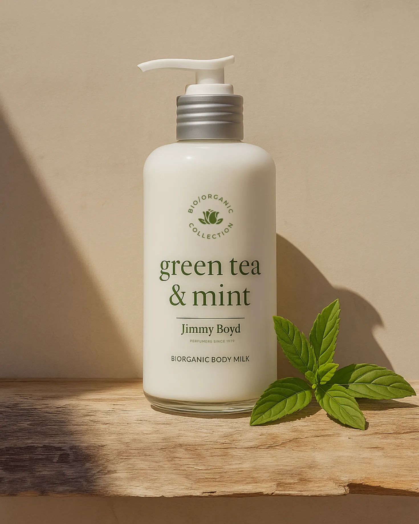 Green Tea & Mint Biorganic Body Lotion, 200 ml