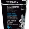 Hair Balsamo Detoxx Carbon Black & Argilla Bianca, 150 ml