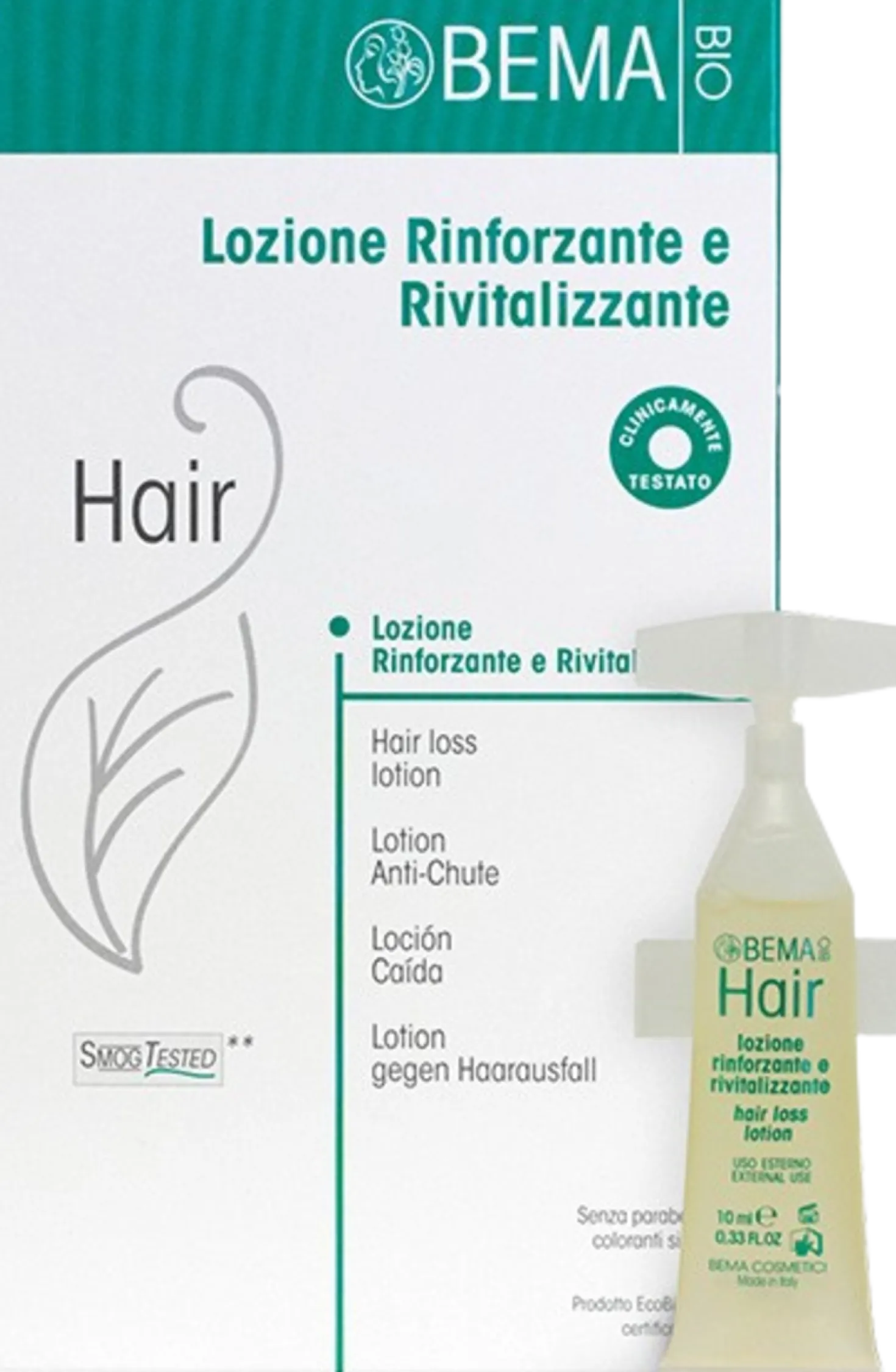 Hair Bio Lozione Anticaduta, 10x10ml (100 ml)