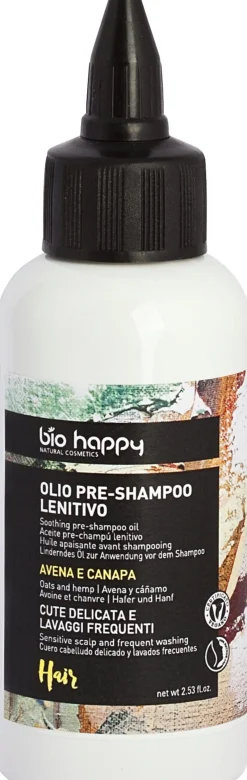 Hair Olio Pre Shampoo Lenitivo Avena e Canapa, 75 ml