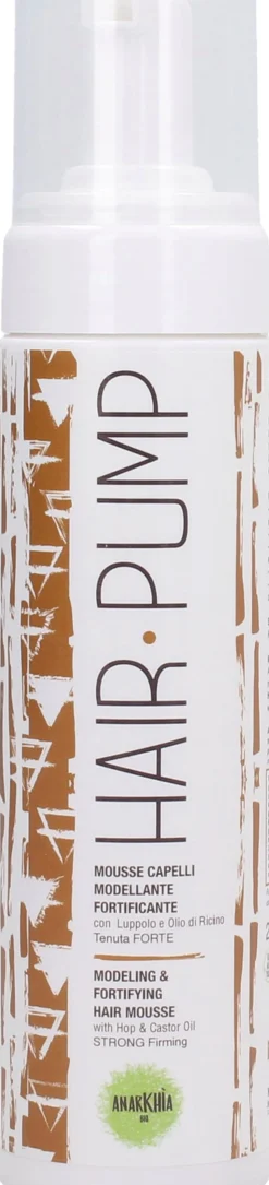 HAIR PUMP TERRA Mousse per Capelli Rinforzante, 200 ml