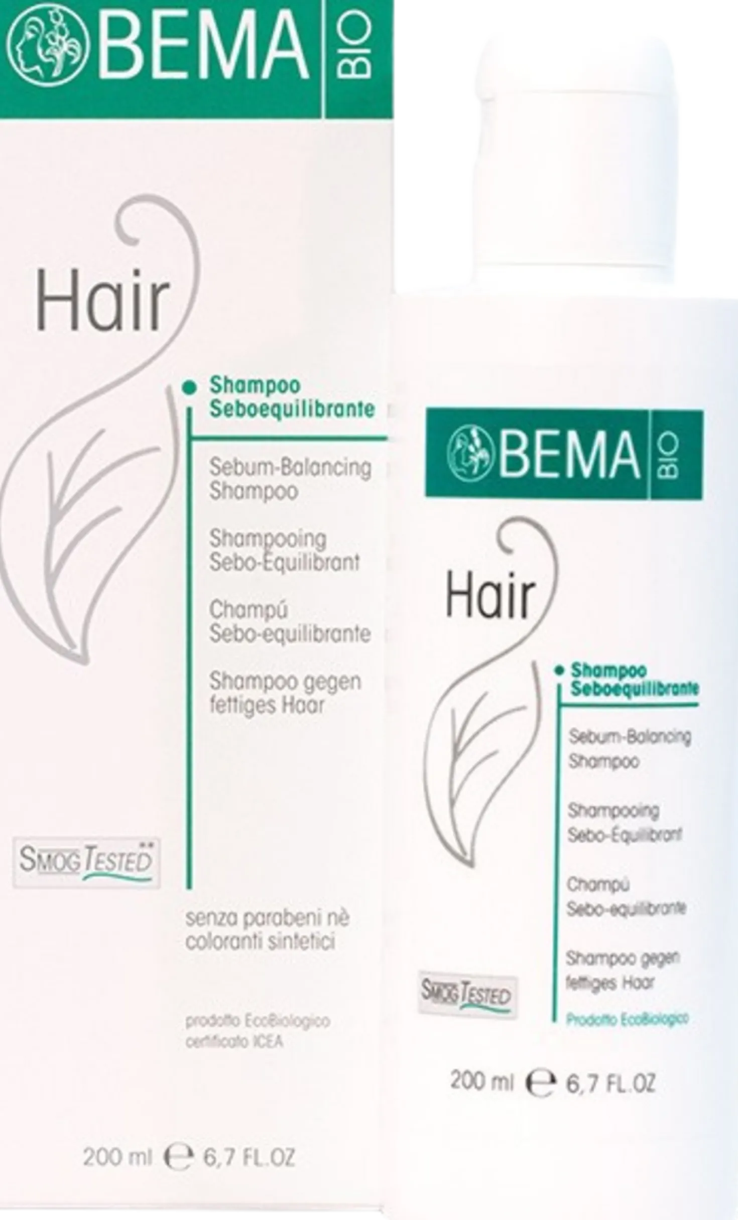 Hair Shampoo Seboequilibrante, 200 ml