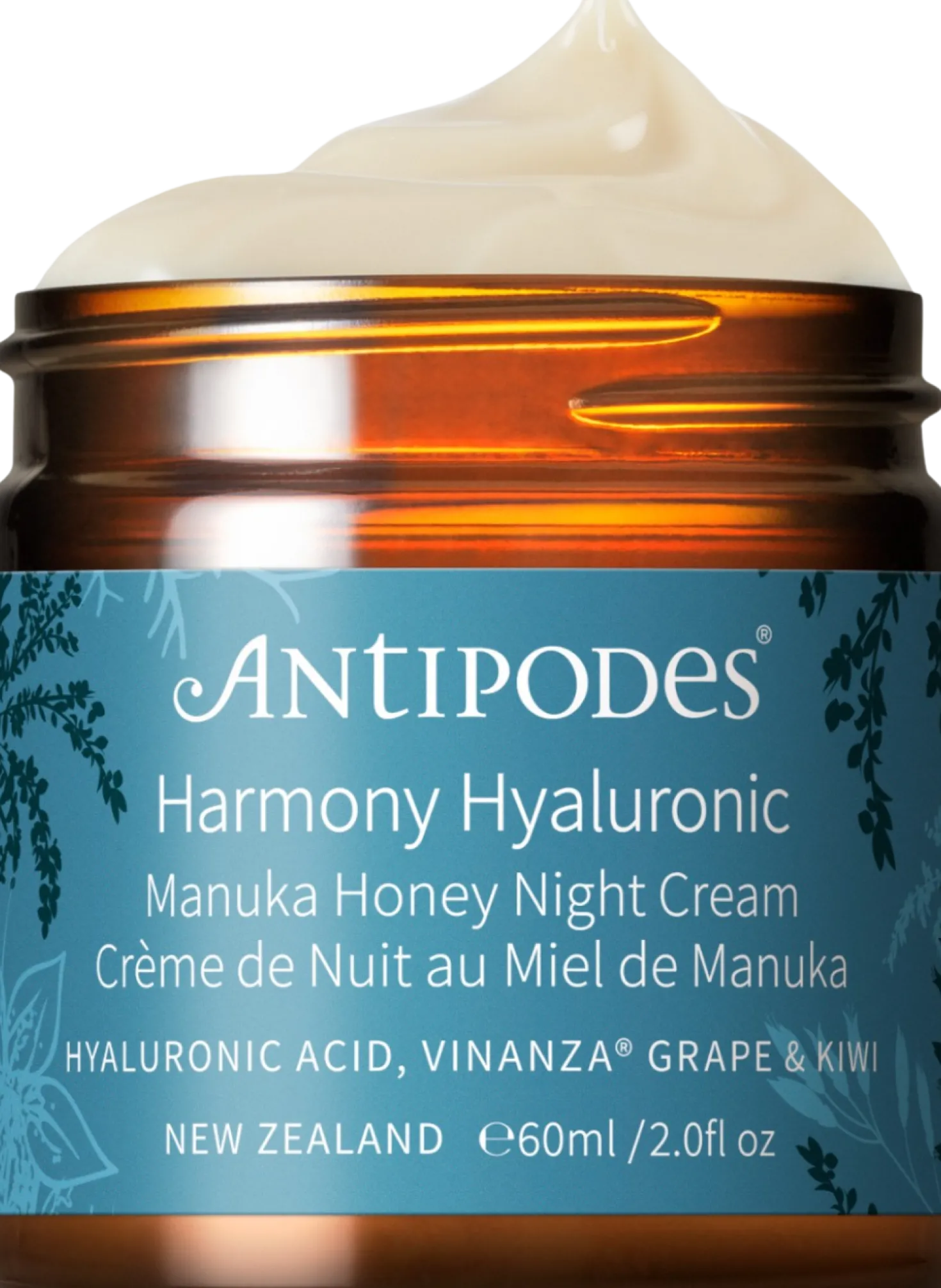 Harmony Hyaluronic Manuka Honey Night Cream, 60 ml