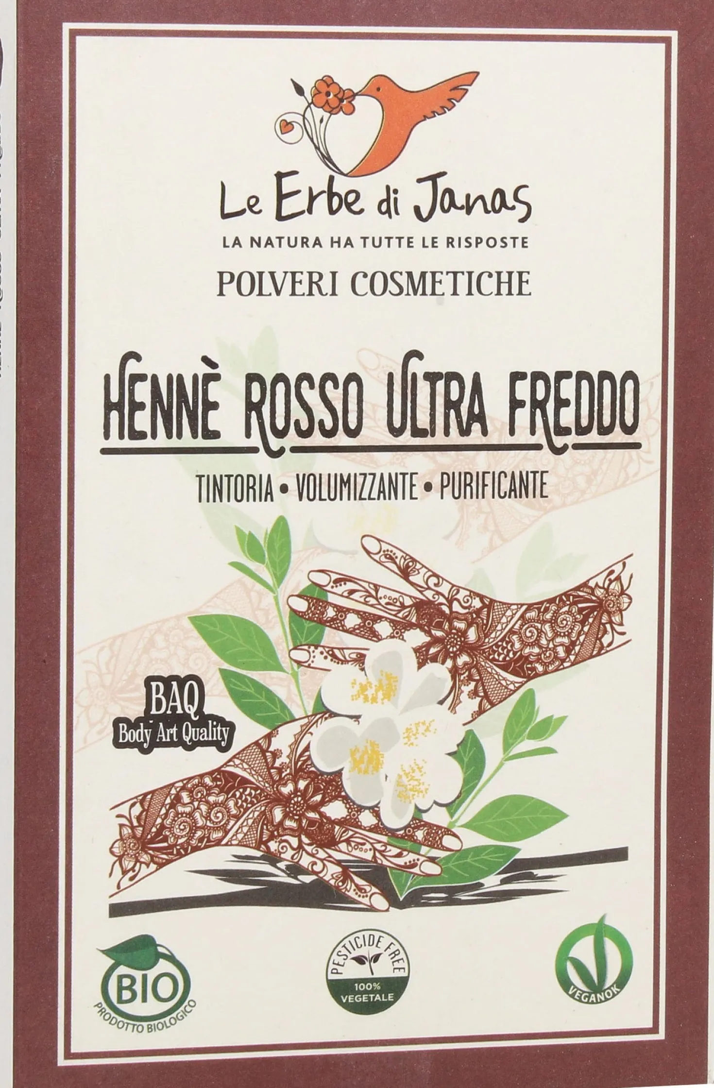 Henné Rosso Ultra Freddo, 100 g