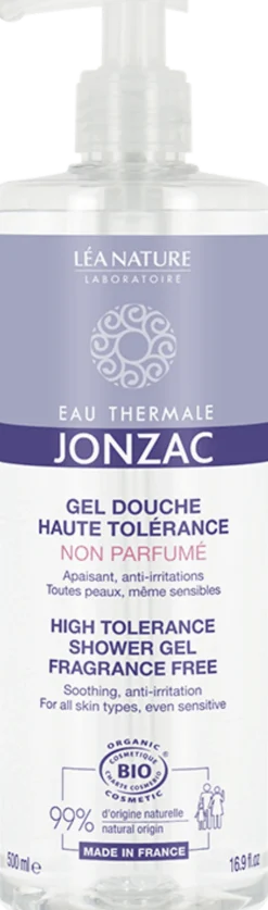 High Tolerance Shower Gel Fragrance-Free, 500 ml
