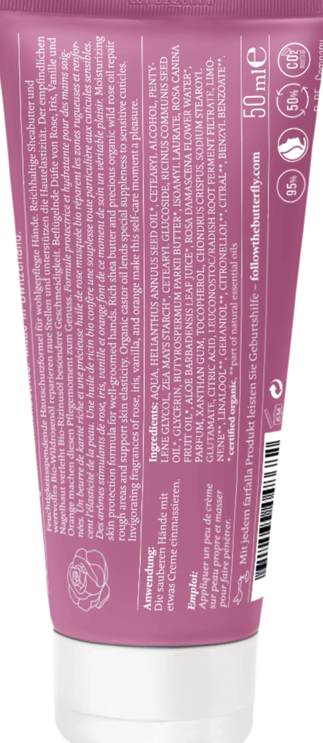 Hippie Rose - Crema Mani, 50 ml