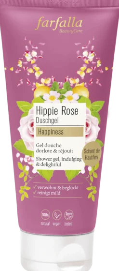 Hippie Rose - Gel Doccia alla Rosa, 200 ml