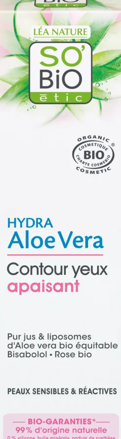 Hydra Aloe Vera - Contorno Occhi Distensivo Ipoallergenico, 15 ml