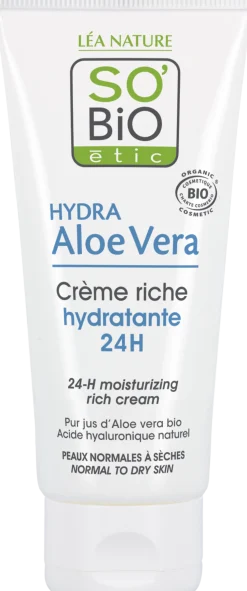 Hydra Aloe Vera - Crema Giorno Ricca 24 ore, 50 ml