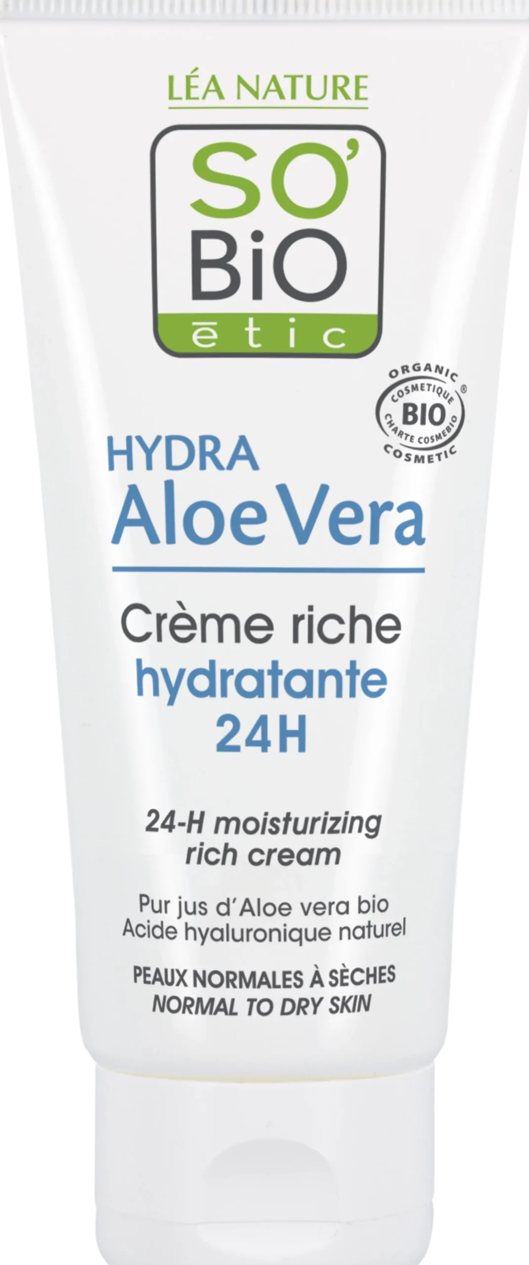 Hydra Aloe Vera - Crema Giorno Ricca 24 ore, 50 ml