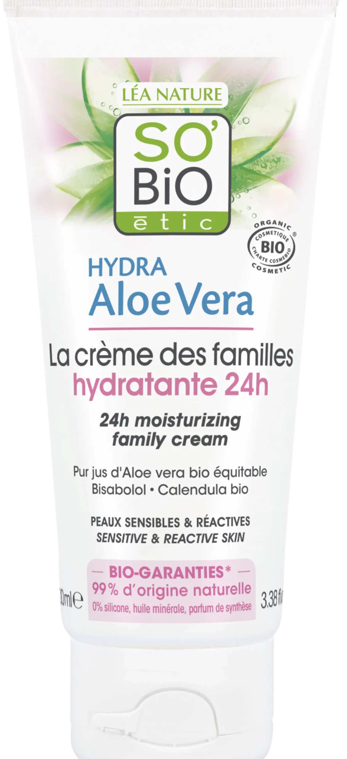 Hydra Aloe Vera - Crema Ipoallergenica Idratante, 100 ml