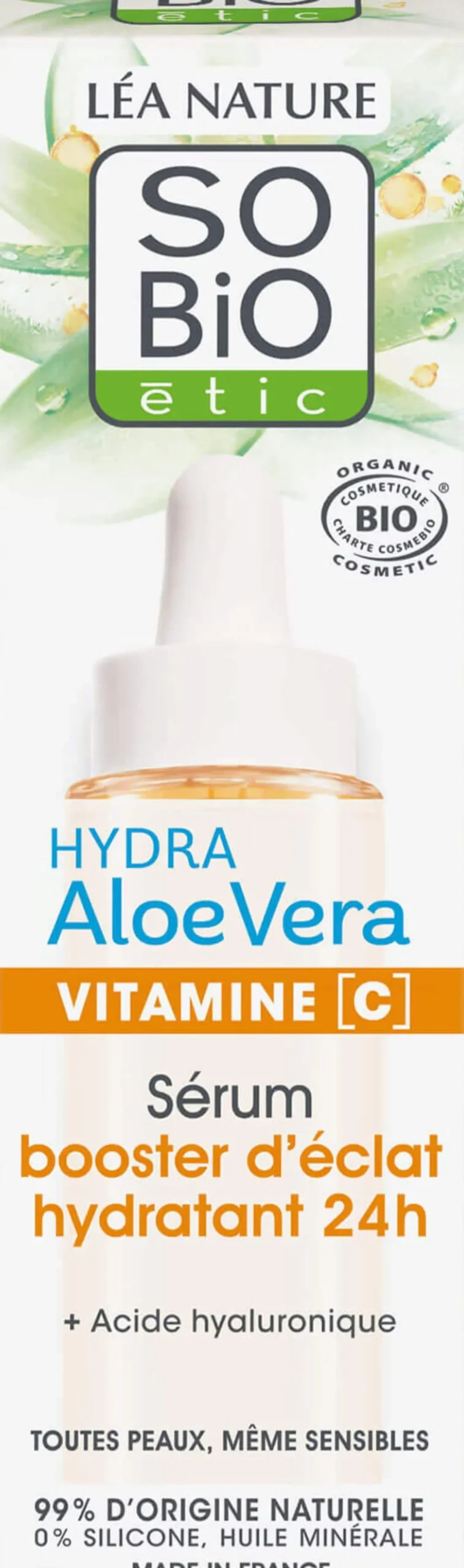 Hydra Aloe Vera - Siero Idratante alla Vitamina C, 30 ml