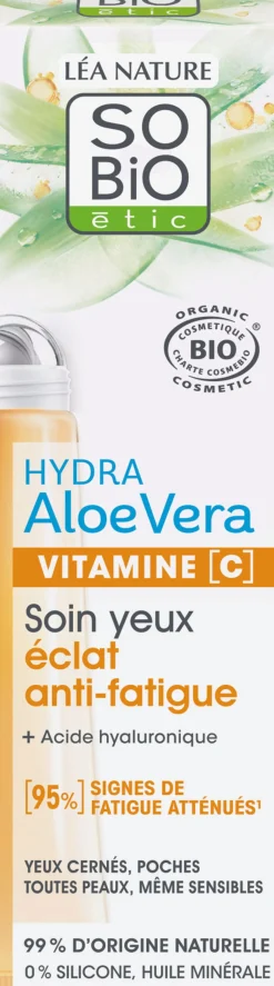 Hydra Aloe Vera - Trattamento Illuminante per il Contorno Occhi, 15 ml