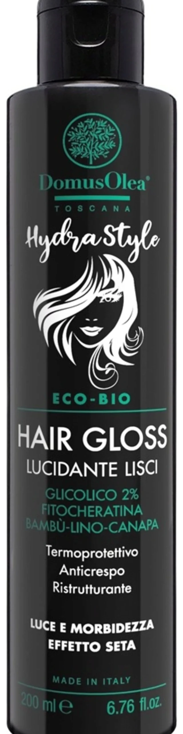 HydraStyle Hair Gloss Lucidante Lisci, 200 ml