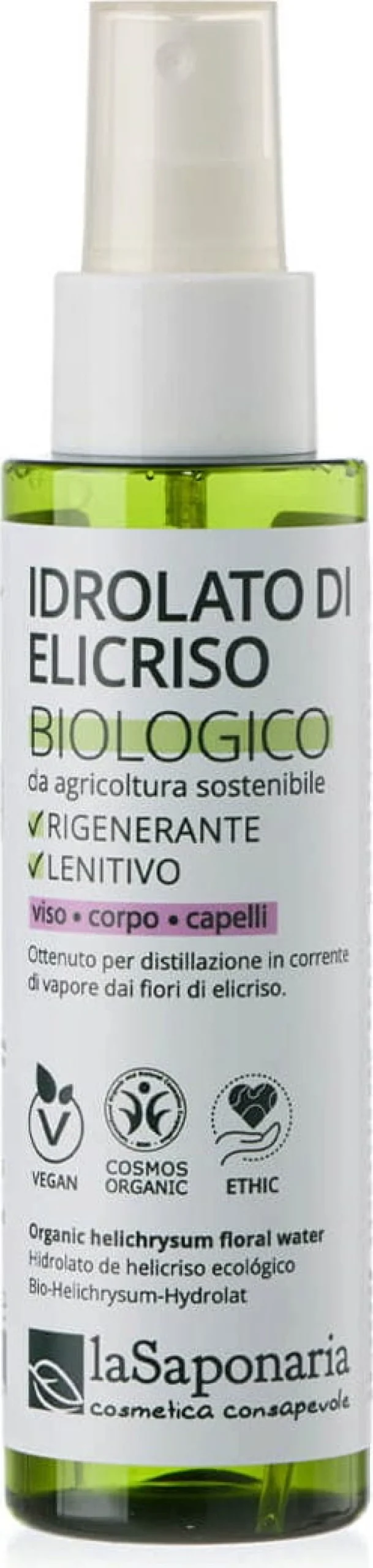 Idrolato di Elicriso Bio, 100 ml