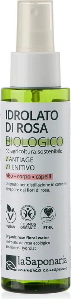 Idrolato di Rosa Bio, 100 ml