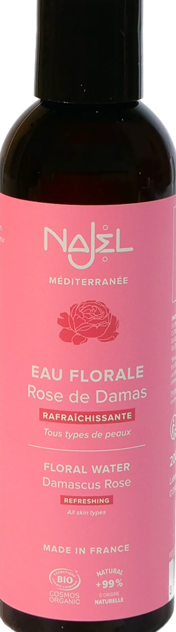 Idrolato di Rosa Damascena Bio, 200 ml