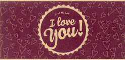 I Love You! - Buono Regalo Stampato su Carta Riciclata, Buono I Love You!