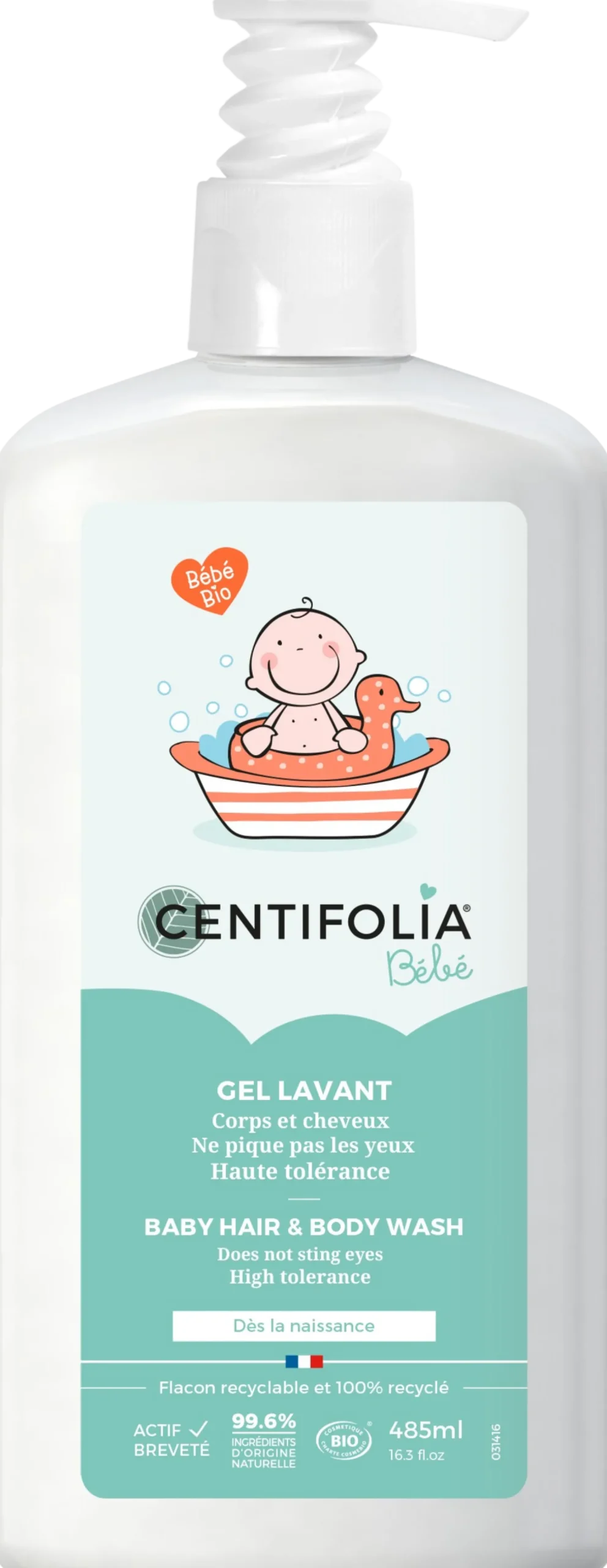 2in1 Baby Hair & Body Wash, 485 ml