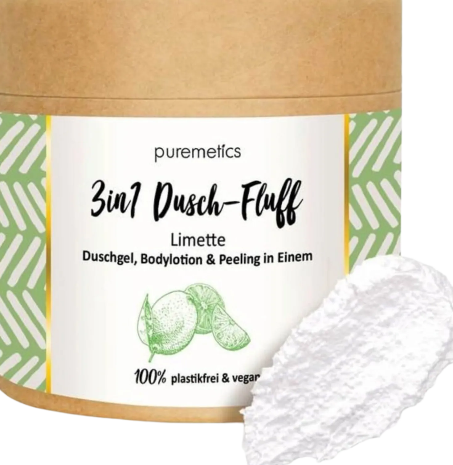 3in1 Doccia Soffice con Peeling Salino, lime (250 g)