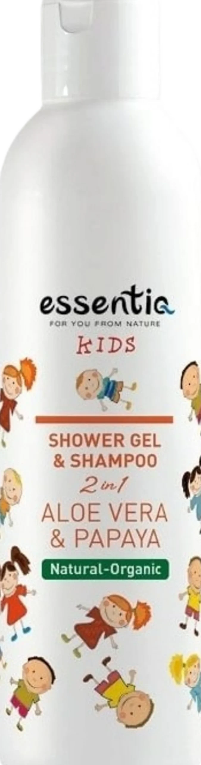 2in1 Shower Gel & Shampoo Kids Aloe Vera & Papaya, 250 ml