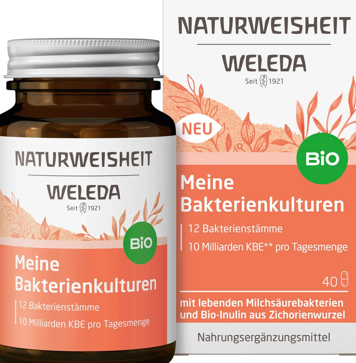 Integratore Alimentare Bio "Colture Batteriche", 40 capsule