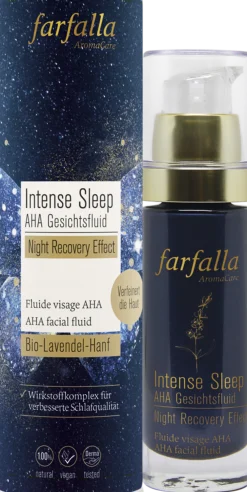 Intense Sleep Fluido Viso Notte AHA Night Recovery Effect, 30 ml