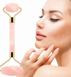 Jade Roller Rose Quartz + Gua Sha