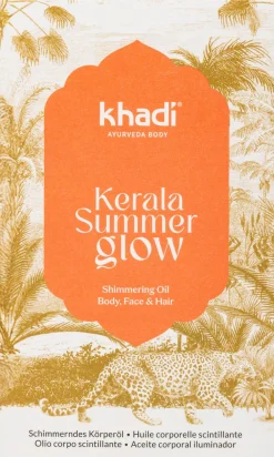 Kerala Summer Glow - Olio Corpo Scintillante, 50 ml