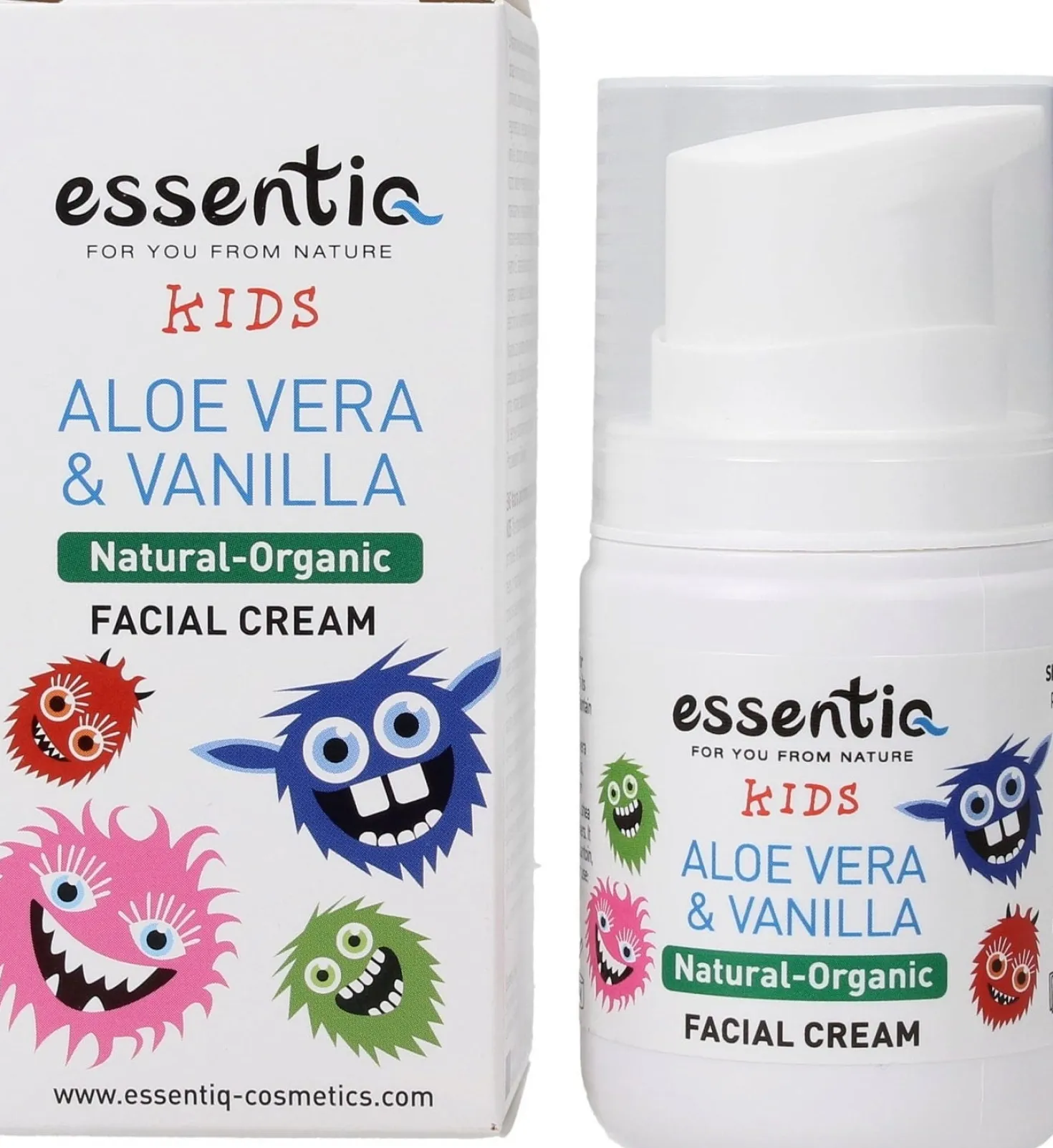 KIDS Aloe Vera & Vanilla Kids Facial Cream, 50 ml