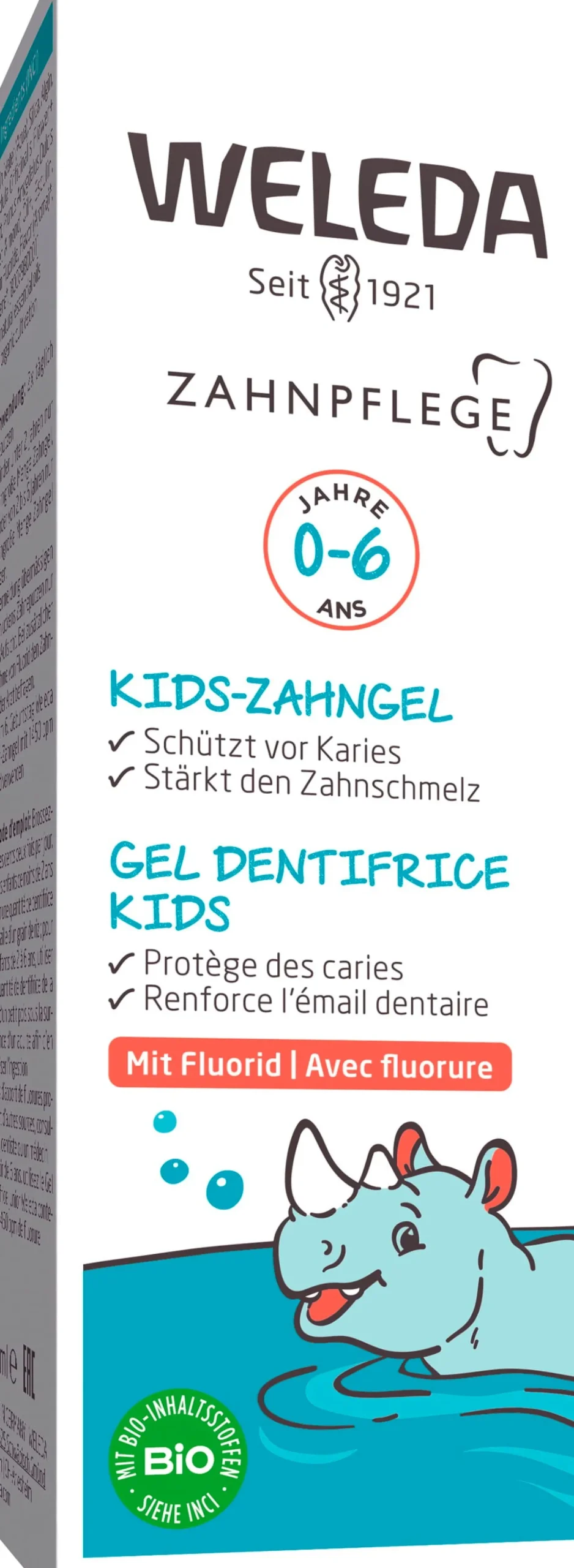Kids Gel Dentifricio per Bambini, 50 ml