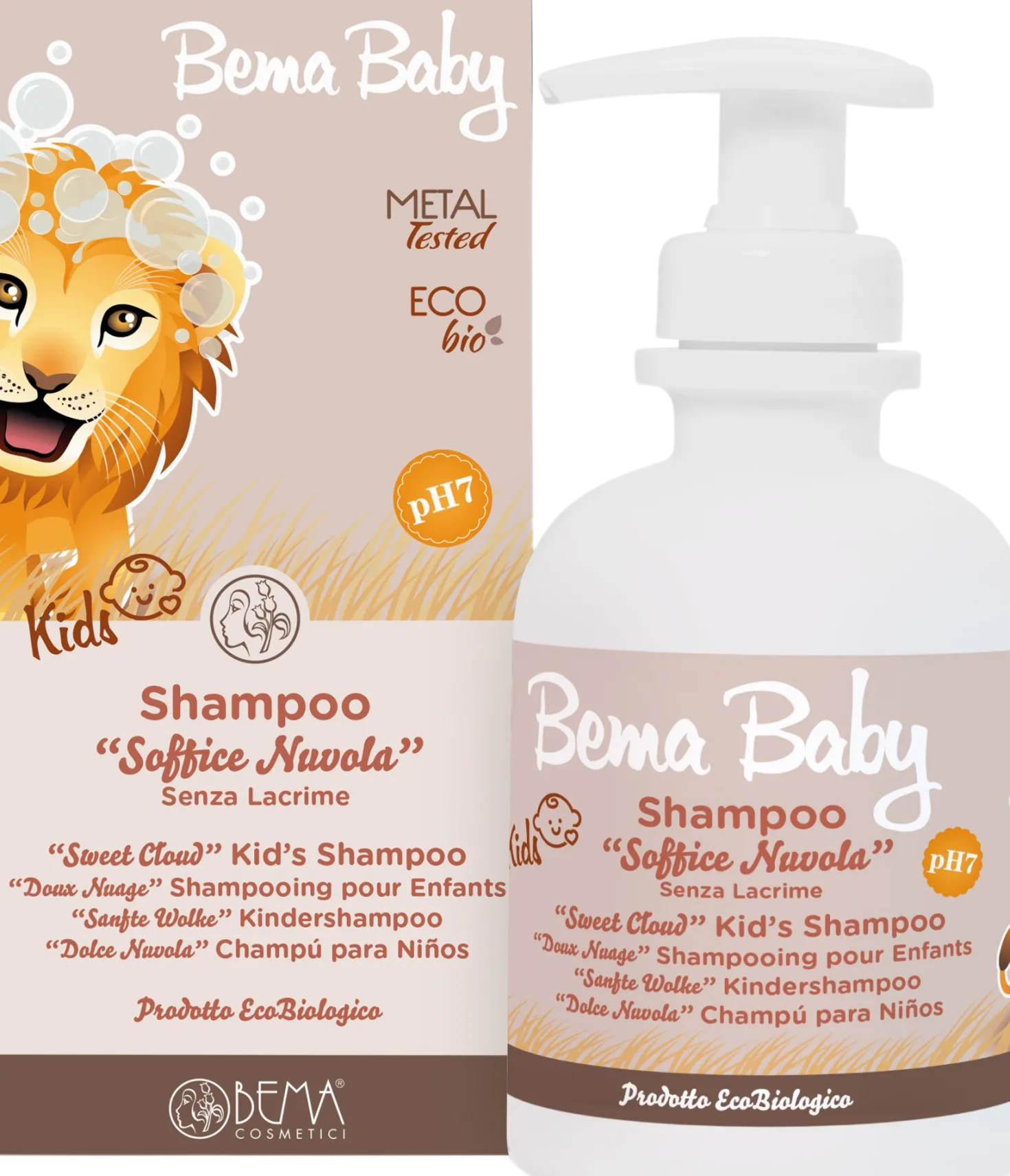 Kids Shampoo Soffice Nuvola, 250 ml