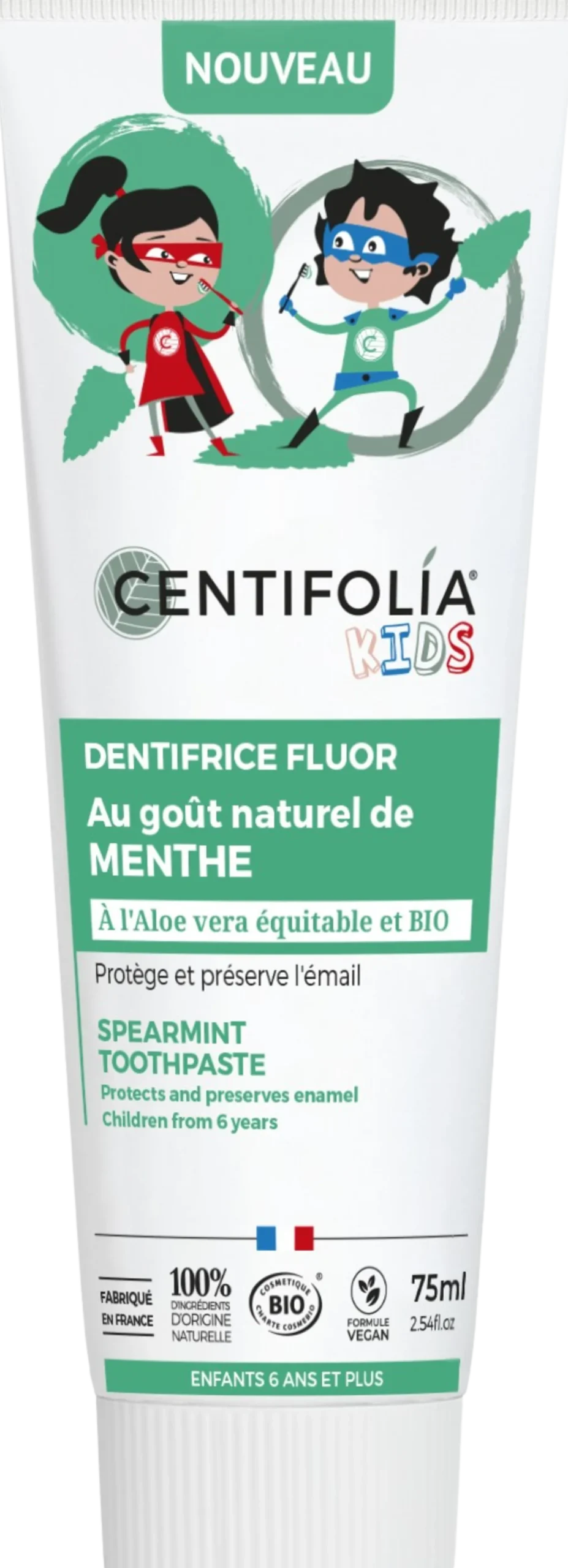 Kids Spearmint Toothpaste, 75 ml