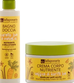 Kit Corpo alla Carota e Vaniglia per Pelli Secche, 400 ml