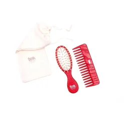 Kit da Borsetta con Custodia in Cotone, Rossi