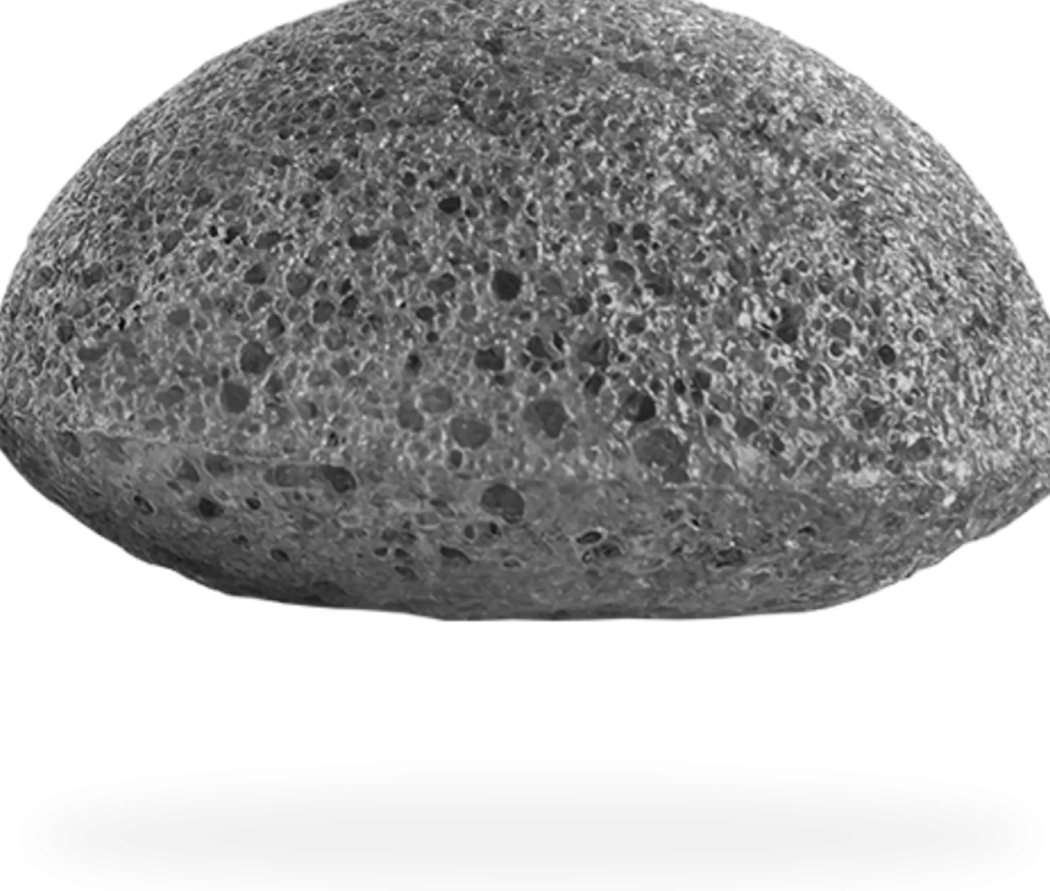 Konjac Mini Pore Refiner Woodland Badger with Bamboo Charcoal