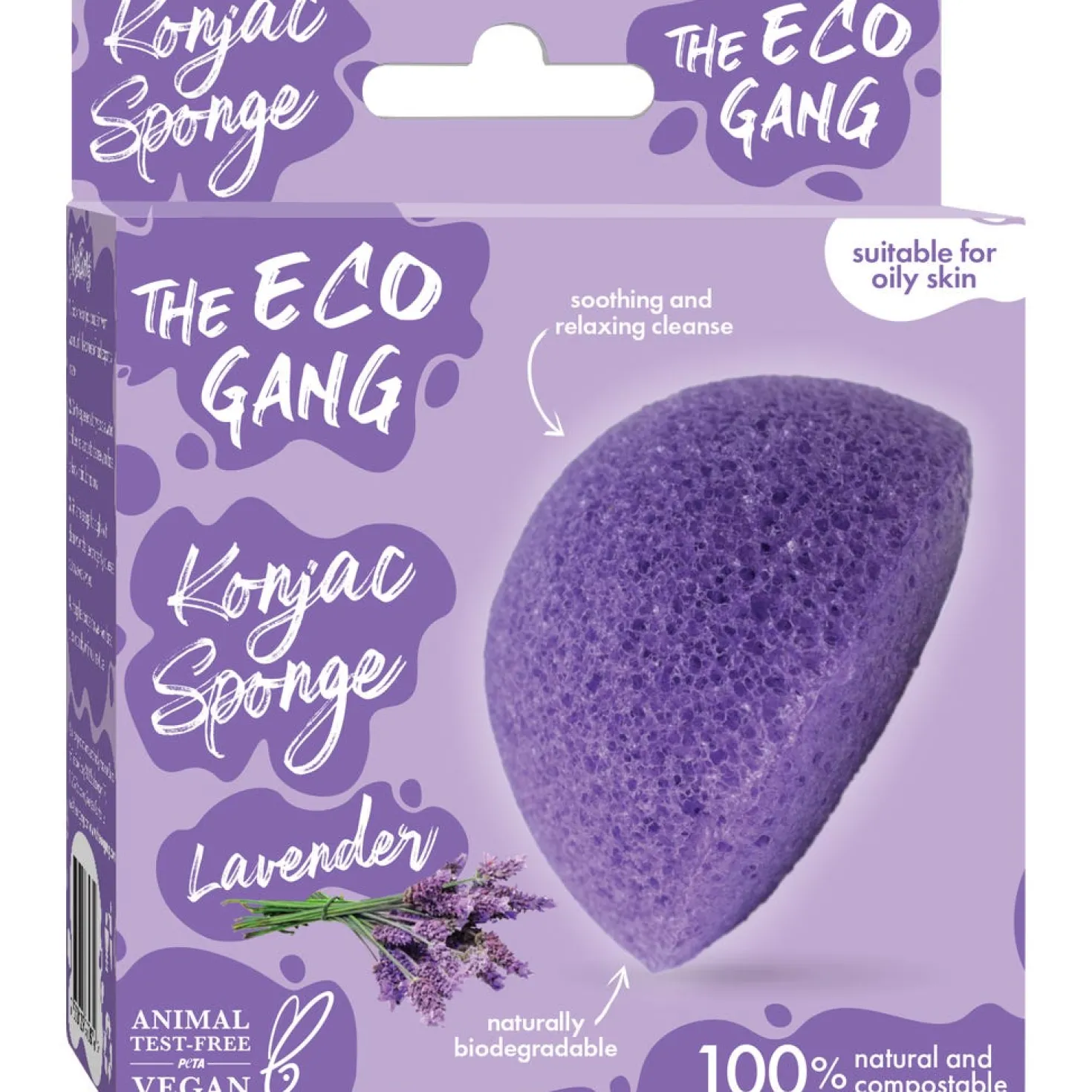 Konjac Sponge, Lavender
