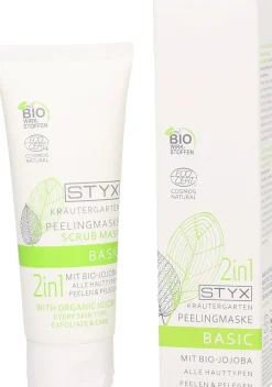 Kräutergarten Basic - Maschera Peeling 2in1 con Jojoba Bio, 70 ml