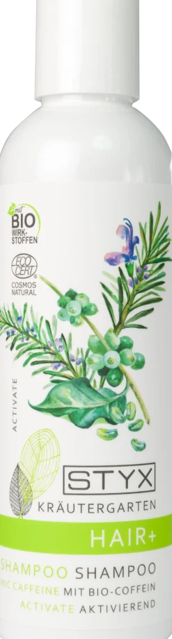 Kräutergarten Hair + Shampoo con Caffeina Bio, 200 ml