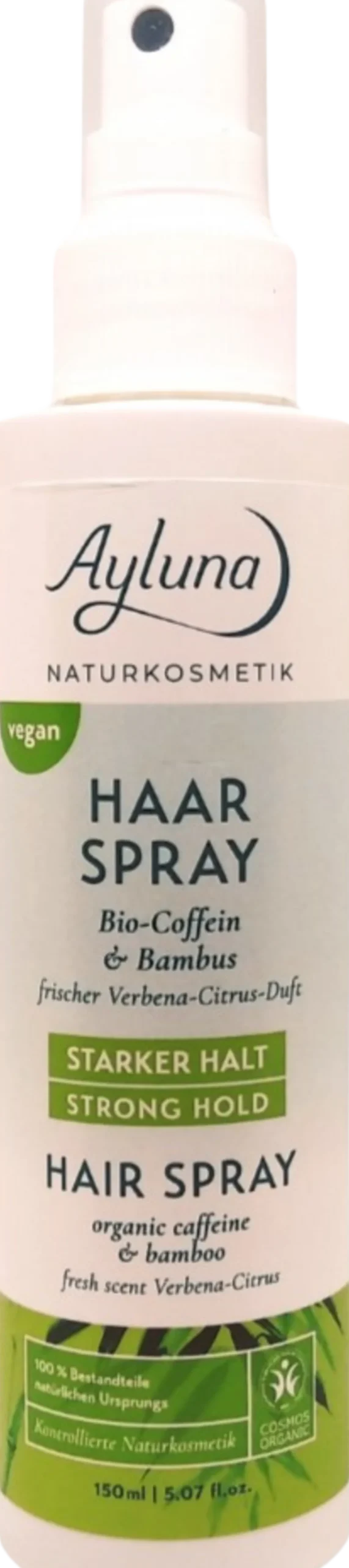 Lacca alla Caffeina e al Bambù Bio, 150 ml