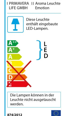 Lampada Aromatica - Emotion
