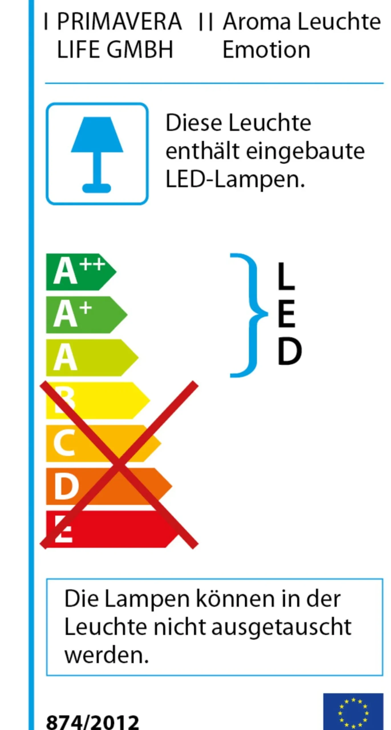 Lampada Aromatica - Emotion