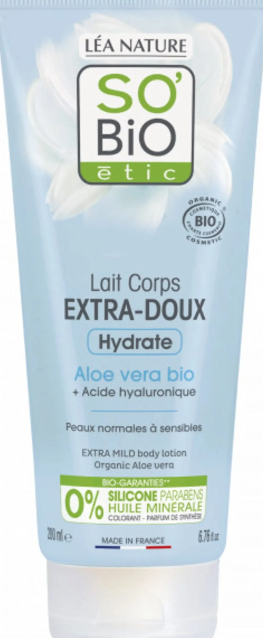 Latte Corpo Extra-Delicato all'Aloe Bio, 200 ml