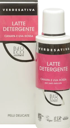 Latte Detergente Canapa e Uva Rossa, 200 ml