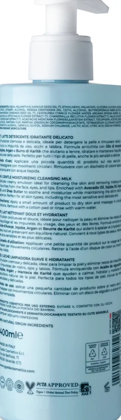 Latte Detergente Idratante Delicato, 400 ml