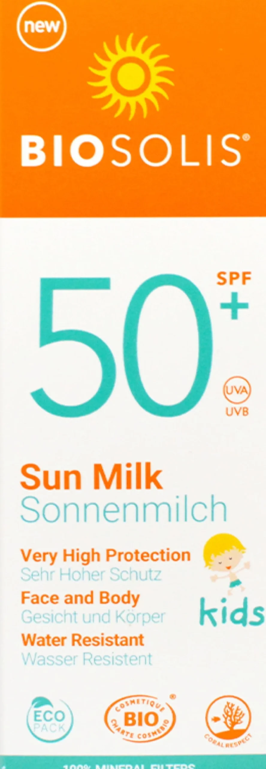 Latte Solare Bimbi Super Protezione SPF50+, 100 ml