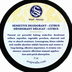 Lavender Mint Deodorant Cream Sensitive, Citrus (56,60 g)