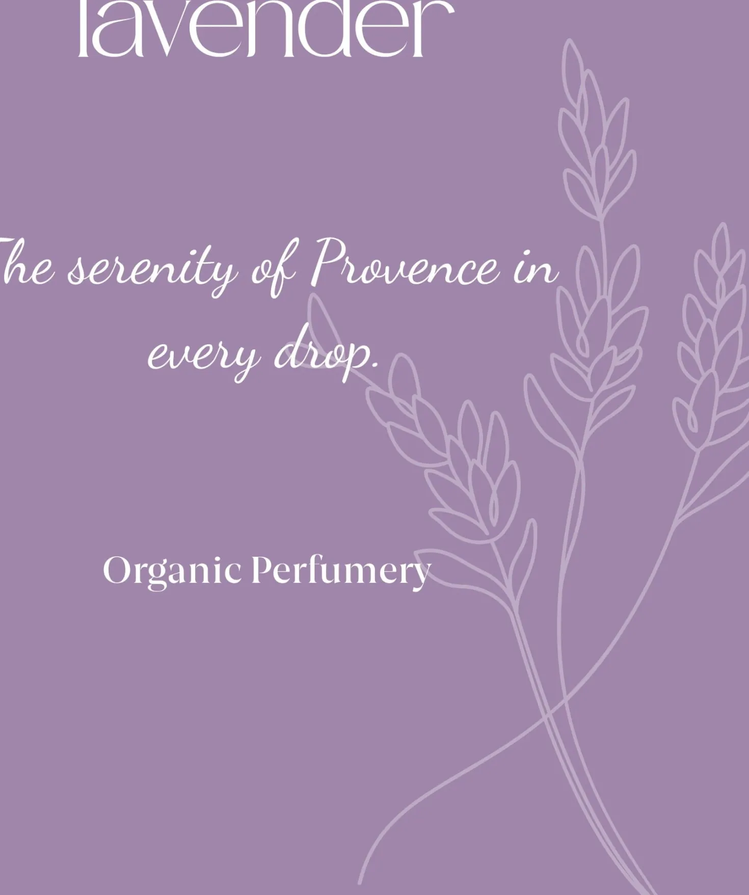 Lavender Organic Fresh Fragrance, 200 ml